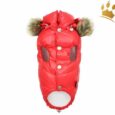 Puppyangel Hundemantel Down Hood Rot