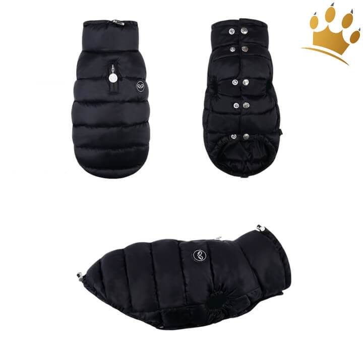 Günstig Puppyangel Hundemantel NEW Love Faux Schwarz in unserem Hundeshop im Preisvergleich kaufen.