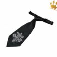 Hundeschlips Fleur Black