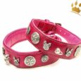Malucchi Hundehalsband Imperial Bulldogge Pink