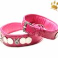 Malucchi Hundehalsband Ratier Bulldogge Pink