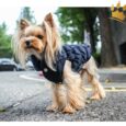 Puppy Angel Hundemantel Luxury Faux Down Navy