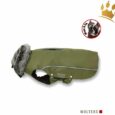Winter Hundeparka mit Fellkragen Mops & Co. Olive