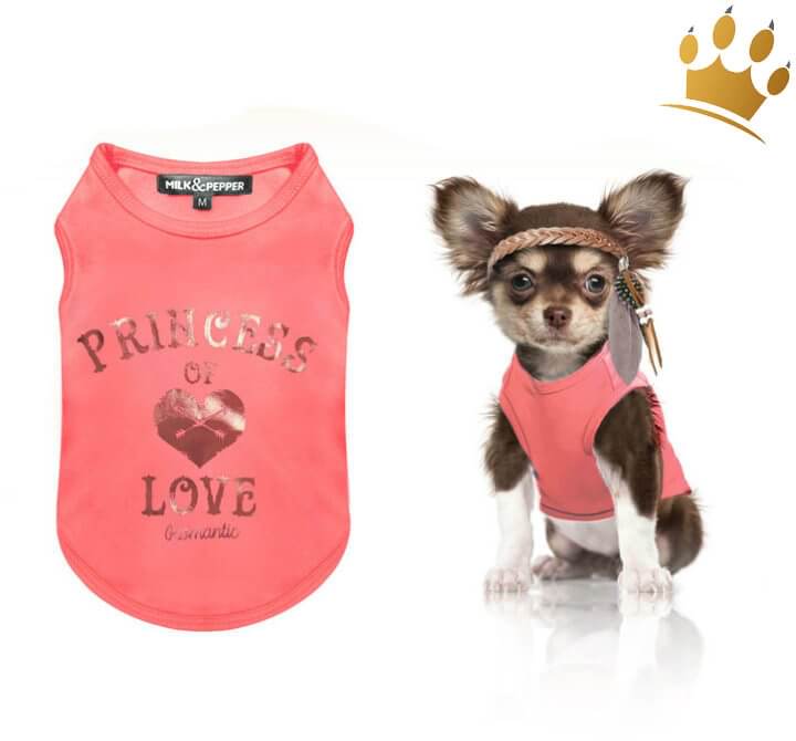 Günstig Milk & Pepper Hunde-T-Shirt Princess of Love in unserem Hundeshop im Preisvergleich kaufen.