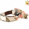 Hundehalsband Romantic Flair Creme
