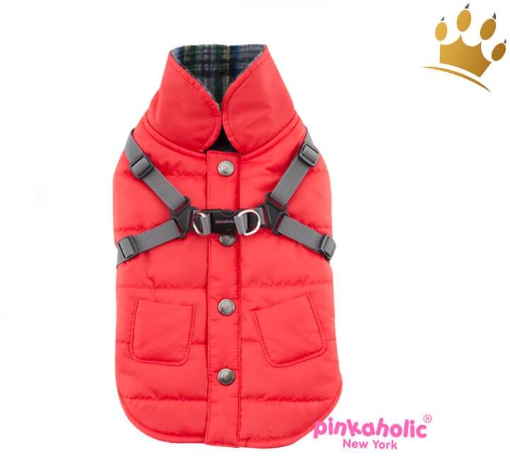 Günstig Pinkaholic Hundemantel Ameila Red in unserem Hundeshop im Preisvergleich kaufen.