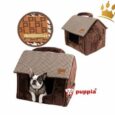 Puppia Hundehaus Prestige Braun