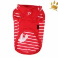Puppia Kapuzenshirt Love Boat Rot
