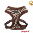 Puppia Softgeschirr Modern Zebra Braun