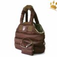 Puppyangel Hundetasche Love Down Padding Braun