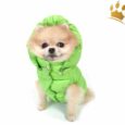 Puppyangel Hundemantel Love Faux Knallgrün