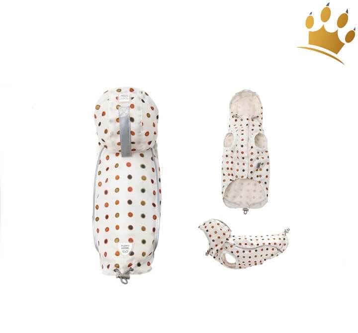 Günstig Puppy Angel Hunderegenweste Bimane Dots Beige in unserem Hundeshop im Preisvergleich kaufen.
