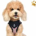 Puppia Step In Hundegeschirr Seaman Blau