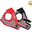 Puppia Step In Hundegeschirr Seaman Rot