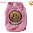 Wooflink Hunde-Shirt Smile Rosa