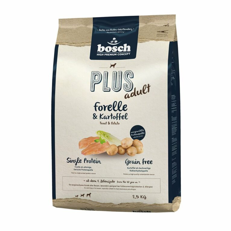 Günstig Bosch PLUS Hunde-Trockenfutter Forelle & Kartoffel 2