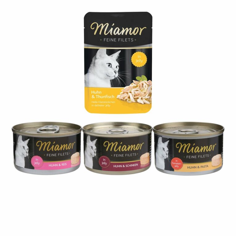 Günstig Miamor Feine Filets 96x100g Mixpaket i mPreisvergleich in unserem Onlineshop auf Hundeliebe-shop.de kaufen.