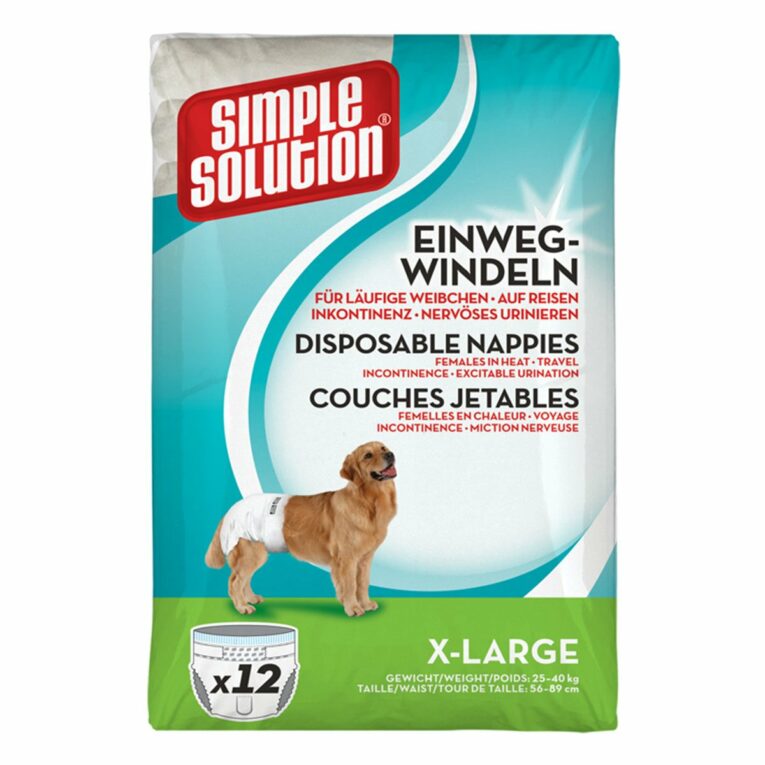 Günstig Simple Solution Einweg-Windeln 12 Stück XL i mPreisvergleich in unserem Onlineshop auf Hundeliebe-shop.de kaufen.
