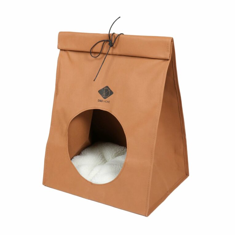 Günstig D&D Home Katzenhaus im Papierlook Oscar braun i mPreisvergleich in unserem Onlineshop auf Hundeliebe-shop.de kaufen.