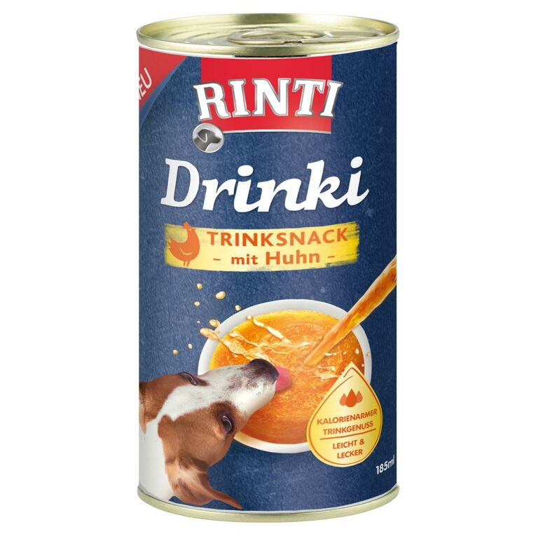 Günstig RINTI Drinki Trinksnack mit Huhn 24x185ml i mPreisvergleich in unserem Onlineshop auf Hundeliebe-shop.de kaufen.