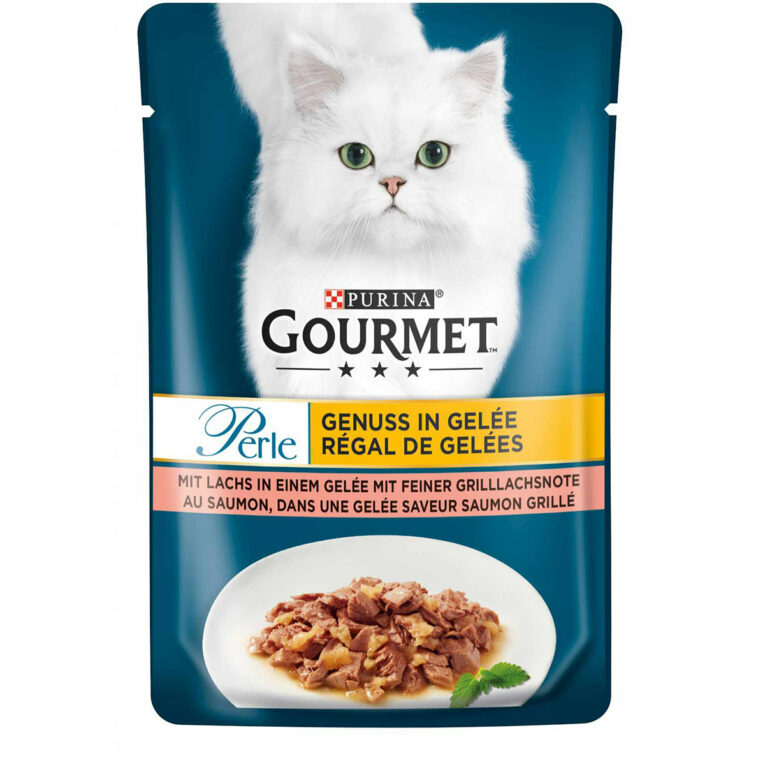 Günstig GOURMET Perle Genuss in Gelee mit Lachs 26x85g i mPreisvergleich in unserem Onlineshop auf Hundeliebe-shop.de kaufen.