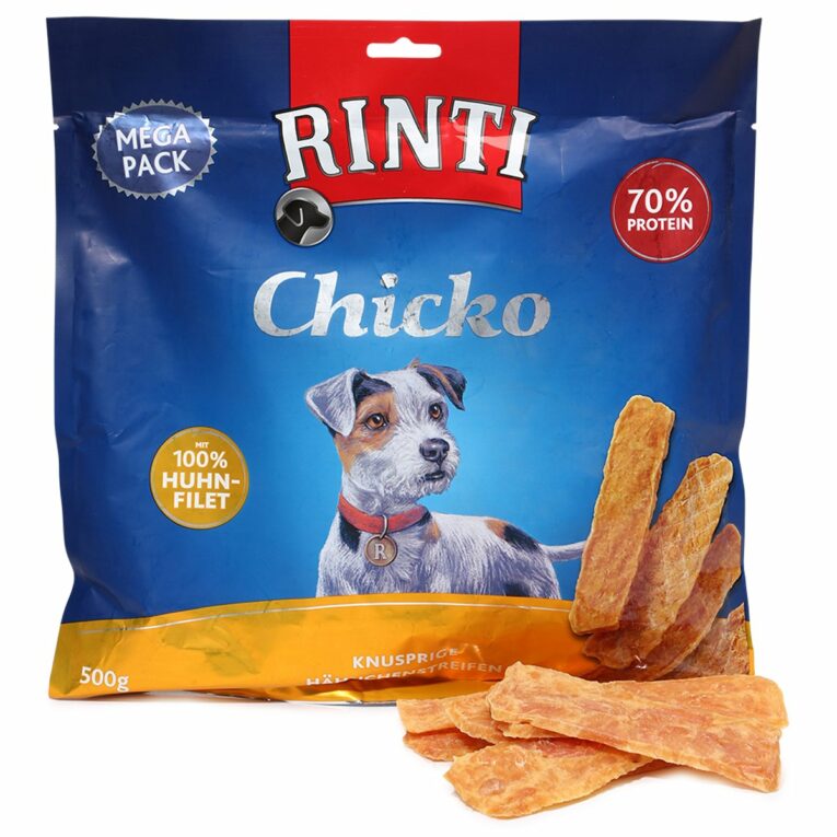Günstig Rinti Hundesnack Extra Chicko 100% Huhnfilet 500g i mPreisvergleich in unserem Onlineshop auf Hundeliebe-shop.de kaufen.
