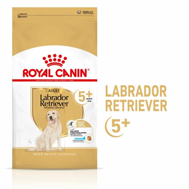 Günstig ROYAL CANIN Labrador Retriever Adult 5+ Trockenfutter für Hunde ab 5 Jahren 2x12kg i mPreisvergleich in unserem Onlineshop auf Hundeliebe-shop.de kaufen.