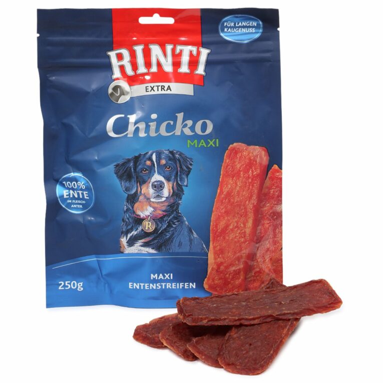 Günstig Rinti Extra Chicko Maxi Ente 250g i mPreisvergleich in unserem Onlineshop auf Hundeliebe-shop.de kaufen.