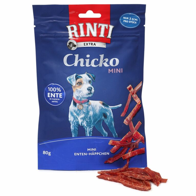 Günstig Rinti Extra Chicko Mini Ente 6x80g i mPreisvergleich in unserem Onlineshop auf Hundeliebe-shop.de kaufen.