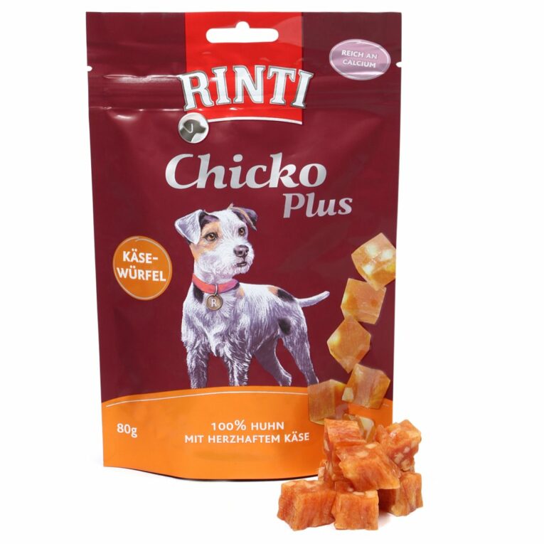 Günstig Rinti Extra Chicko Plus Huhn mit Käse 6x80g i mPreisvergleich in unserem Onlineshop auf Hundeliebe-shop.de kaufen.