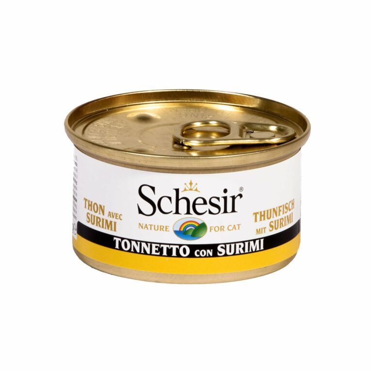 Günstig Schesir Cat Jelly Thunfisch mit Surimi 24x85g i mPreisvergleich in unserem Onlineshop auf Hundeliebe-shop.de kaufen.
