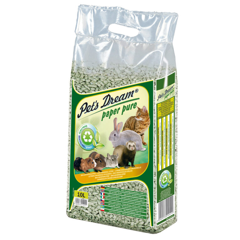 Günstig Pet’s Dream Paper Pure Papierpellet 5kg i mPreisvergleich in unserem Onlineshop auf Hundeliebe-shop.de kaufen.