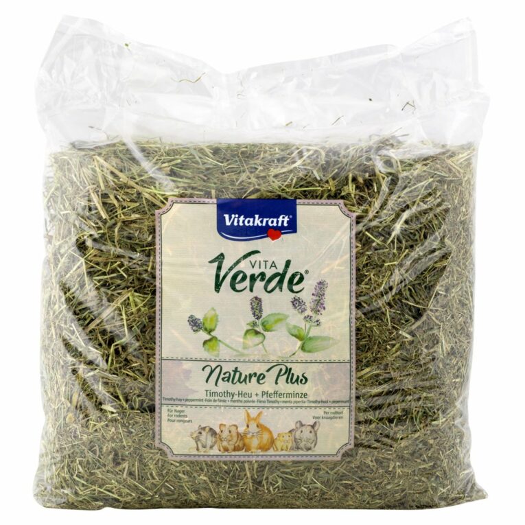 Günstig Vitakraft Vita Verde Heu & Pfefferminze 500g i mPreisvergleich in unserem Onlineshop auf Hundeliebe-shop.de kaufen.