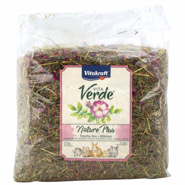 Günstig Vitakraft Vita Verde Heu & Wildrose 500g i mPreisvergleich in unserem Onlineshop auf Hundeliebe-shop.de kaufen.