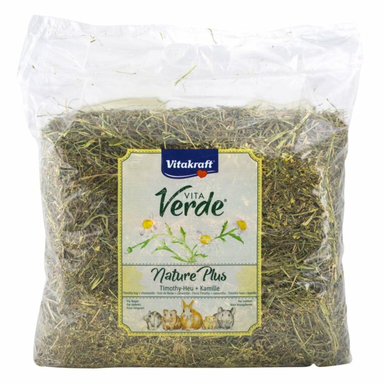 Günstig Vitakraft Vita Verde Heu & Kamille 500g i mPreisvergleich in unserem Onlineshop auf Hundeliebe-shop.de kaufen.