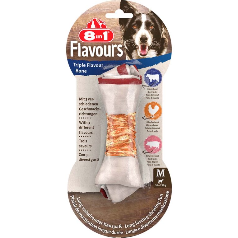 Günstig 8in1 Triple Flavour M 6x65g i mPreisvergleich in unserem Onlineshop auf Hundeliebe-shop.de kaufen.