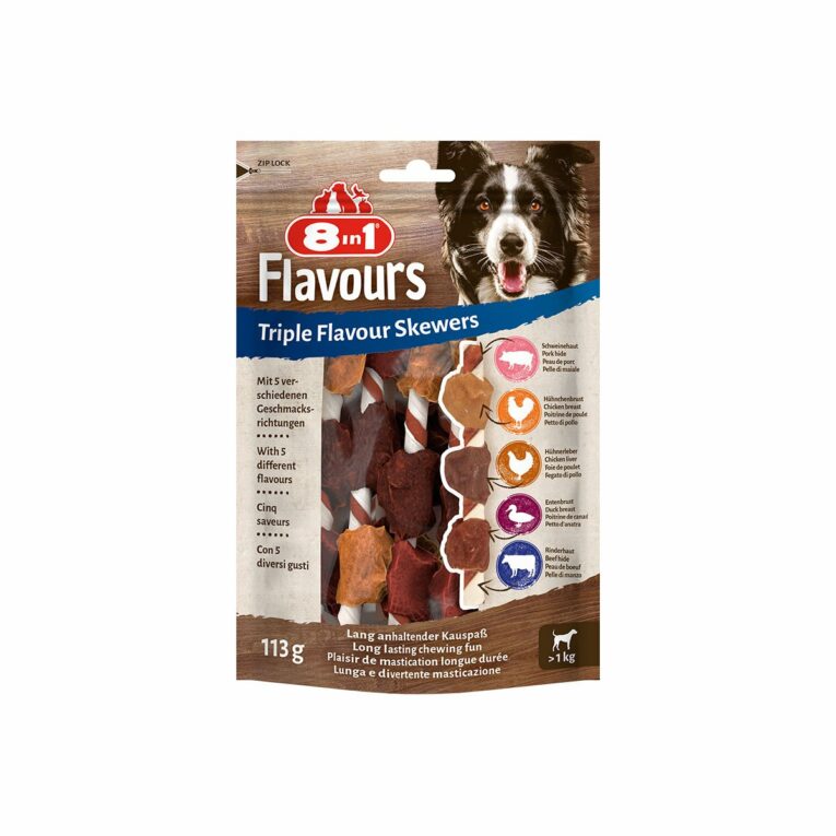 Günstig 8in1 Triple Flavour Skewers 6×6 Stück i mPreisvergleich in unserem Onlineshop auf Hundeliebe-shop.de kaufen.