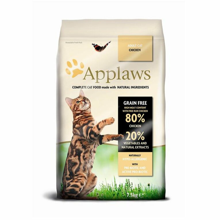 Günstig Applaws Cat Trockenfutter mit Hühnchen 2×7