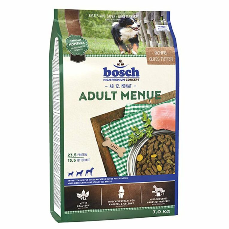 Günstig Bosch Hundefutter Adult Menü 2x15kg i mPreisvergleich in unserem Onlineshop auf Hundeliebe-shop.de kaufen.