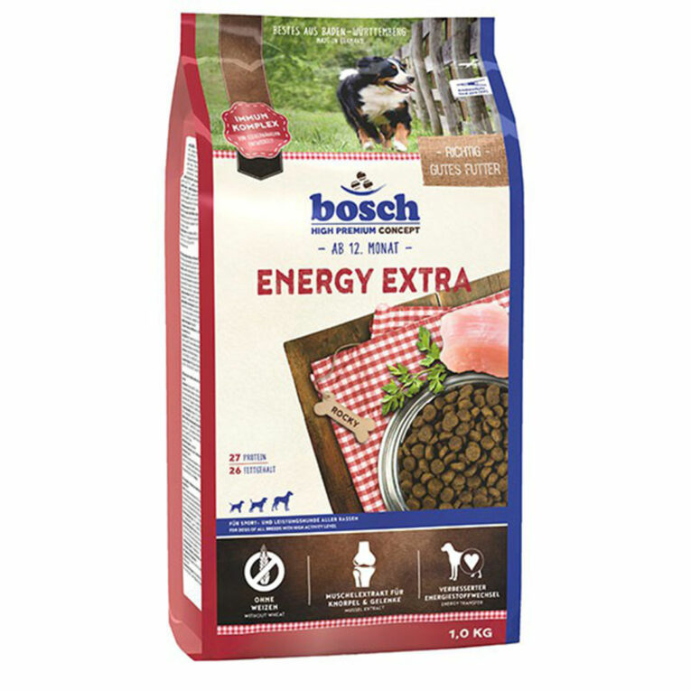 Günstig Bosch Hundefutter Energie Extra 2x15kg i mPreisvergleich in unserem Onlineshop auf Hundeliebe-shop.de kaufen.