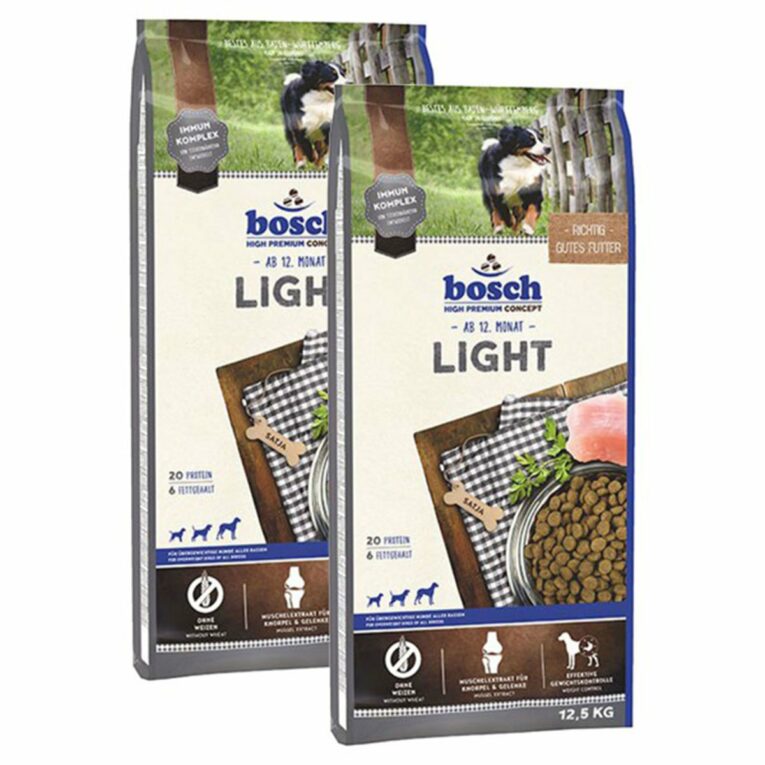 Günstig Bosch Hundefutter Light 2×12