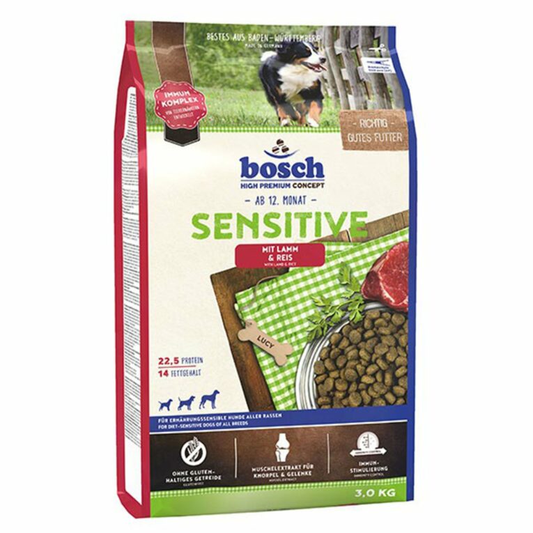 Günstig Bosch Hundefutter Sensitive Lamm & Reis 3kg i mPreisvergleich in unserem Onlineshop auf Hundeliebe-shop.de kaufen.