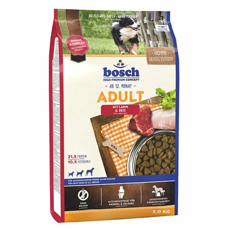 Günstig Bosch Adult Lamm & Reis 3kg i mPreisvergleich in unserem Onlineshop auf Hundeliebe-shop.de kaufen.