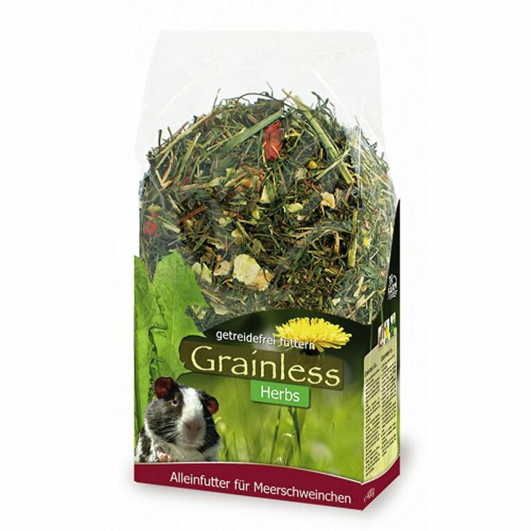 Günstig JR Farm Meerschweinchen-Futter Grainless Herbs 5kg i mPreisvergleich in unserem Onlineshop auf Hundeliebe-shop.de kaufen.