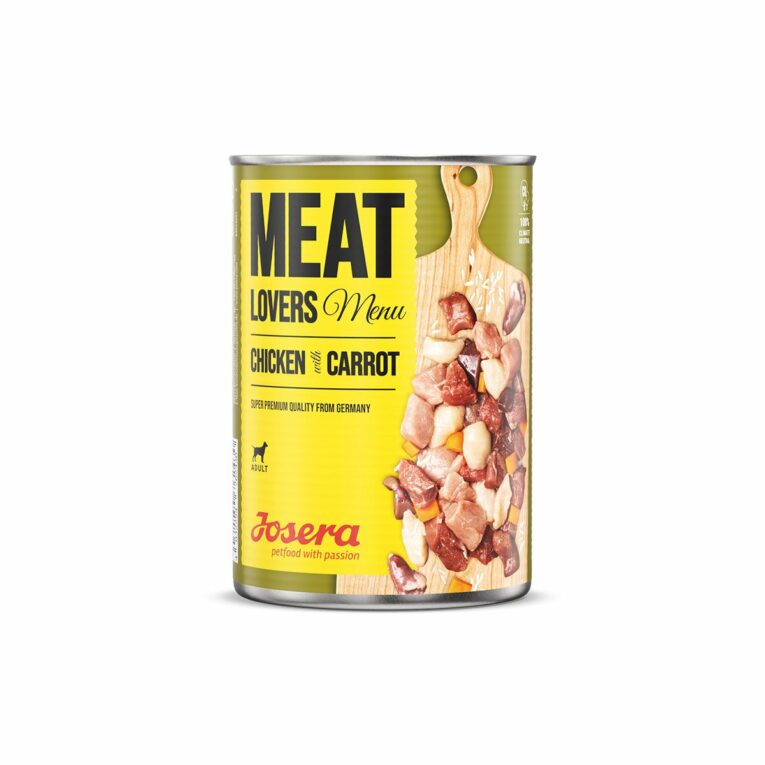 Günstig Josera Meat Lovers Menu Chicken with Carrot 6x400g i mPreisvergleich in unserem Onlineshop auf Hundeliebe-shop.de kaufen.