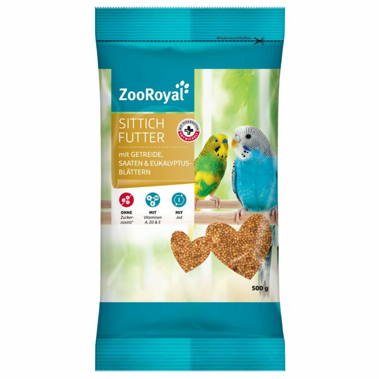 Günstig ZooRoyal Sittichfutter 500g i mPreisvergleich in unserem Onlineshop auf Hundeliebe-shop.de kaufen.