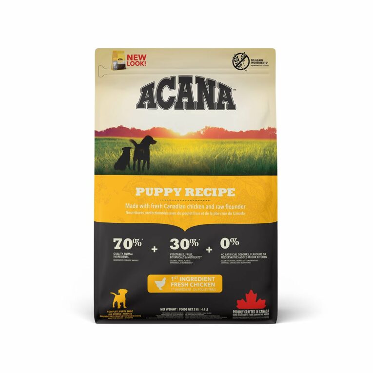 Günstig ACANA Puppy Recipe 2kg i mPreisvergleich in unserem Onlineshop auf Hundeliebe-shop.de kaufen.