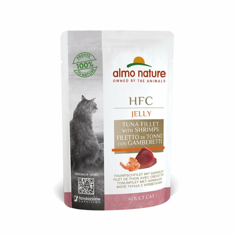 Günstig Almo Nature HFC in Jelly Thunfischfilet mit Garnelen 24x55g i mPreisvergleich in unserem Onlineshop auf Hundeliebe-shop.de kaufen.