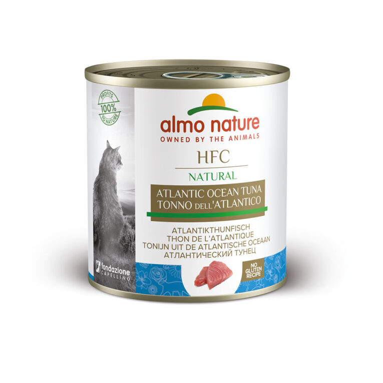 Günstig Almo Nature HFC Natural Cat Atlantikthunfisch 12x280g i mPreisvergleich in unserem Onlineshop auf Hundeliebe-shop.de kaufen.