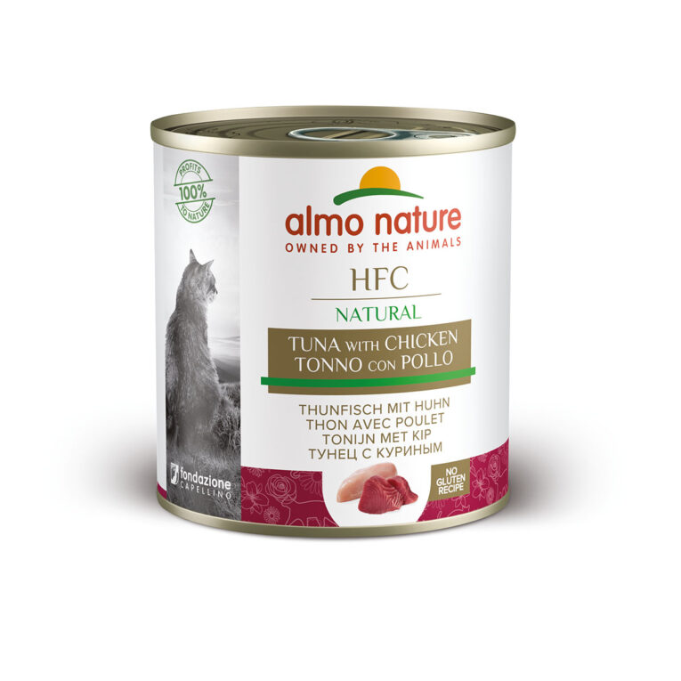 Günstig Almo Nature HFC Natural Cat Thunfisch und Huhn 12x280g i mPreisvergleich in unserem Onlineshop auf Hundeliebe-shop.de kaufen.